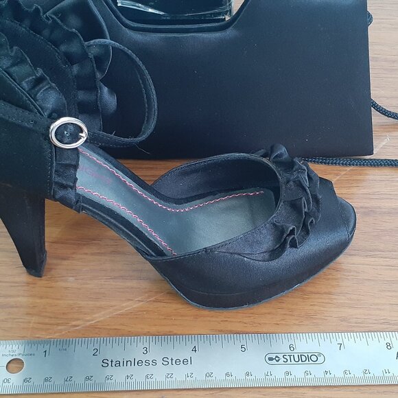 Sac et soulier 6 talons 4 pouces pour soirée - Picture 8 of 9